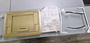 ⚡️Wiremold Evolution EFB45CTCBS BRASS Surface Style Cover w/Floor Insert Flange - Picture 1 of 12