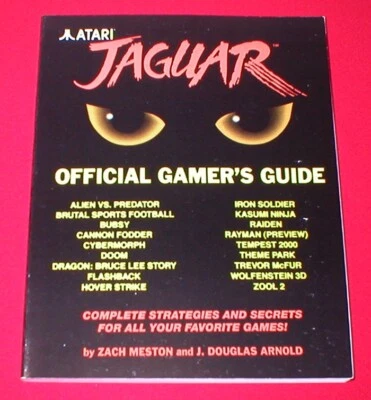 Atari Jaguar Game System Official Gamer's Guide Strategies & Secrets Book NEW
