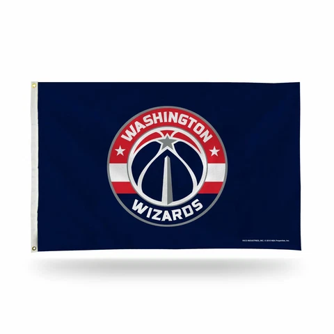 Washington DC Wizards NBA 3X5 Indoor Outdoor Banner Flag w/ grommets for hanging Cover