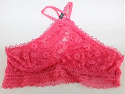 Victoria Secret Bralette Lace Padded Wire Free Bra Racerback Front - Image 1 of 4
