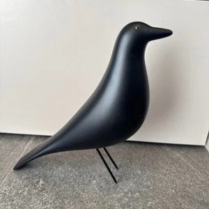 Vitra Eames Haus Vogel Massivholz schwarz Ornament Vitra Design Museum mit Box JP - Bild 1 von 7