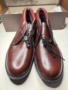 WRIGHT Mens Arch Preserver Leather Oxford Lace-up Shoes/Boot 4432 Size 10½S NEW - Picture 1 of 12