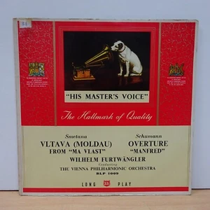 BLP 1009 SMETANA SCHUMANN Overtures VIENNA PHIL FURTWANGLER HMV MONO 10"LP EX - Picture 1 of 8