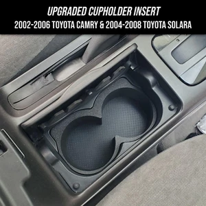 Upgraded Cupholder Insert for 2002-2006 Toyota Camry & 2004-2008 Toyota Solara - Picture 1 of 5