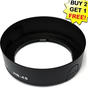 HB-45 Lens Hood For Nikon AF-S DX 18-55mm f/3.5-5.6G VR Black - Picture 1 of 2