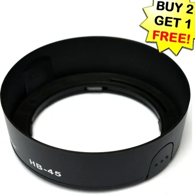 ELEFLORIDA HB-45 Lens Hood For Nikon AF-S DX 18-55mm f/3.5-5.6G VR Black