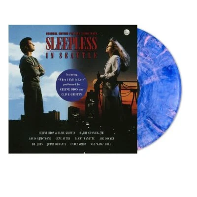 SLEEPLESS IN SEATTLE VINYL NEW! LIMITED BLUE MARBLE LP! CELINE DION, JOE COCKER - Image 1 of 4