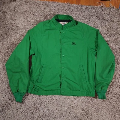 Chaqueta Swingster Para Hombre Grande Pioneer Verde Semilla Bolsillos De Colección DEFECTOS EE. UU. Foto 1 de 4