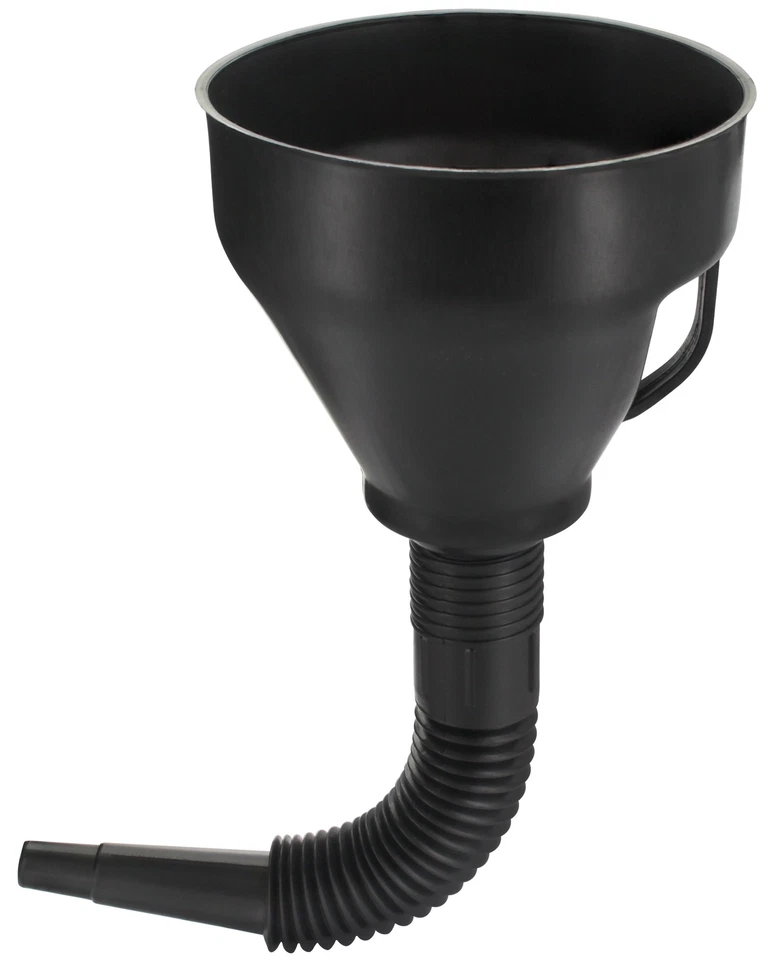 Wekster Wide Mouth Fuel Funnel With Handle - Large Plastic Automotive Funnels