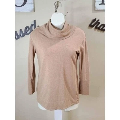 Suéter Merona Dorado Marrón Capucha Cuello Elástico con Puño Manga Larga Acanalada Talla XXL Foto 1 de 4