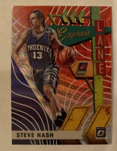 2019-20 Donruss Optic Express Lane Red Prizm Wave #10 Steve Nash Rare Card - Picture 1 of 4