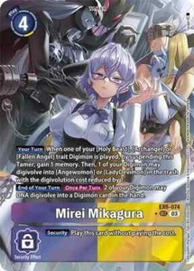 Mirei Mikagura (Alternate Art) EX6-074 SEC Digimon Card Game Infernal Ascension - Foto 1 di 1
