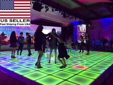 NEW! Complete 12ft 14ft 16ft LED LIGHTED DANCE FLOOR Disco DJ Night Club Party