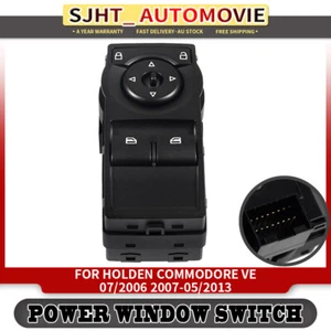 Red Illumination Window Switch for Holden Commodore VE 2006-2013 Ute 2 buttons - Picture 1 of 8