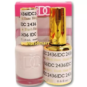 DND DC Gel Nail Polish 18ml-0.6fl.oz Gel Color Duo DC2436- Blush Haze - Picture 1 of 1
