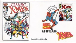 AO-4159t-1, 2007, Marvel Comics Super Heroes, FDC, Add-on Cachet, DCP, X-Men Cov - Picture 1 of 1