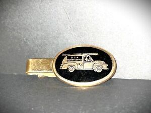 Vintage RCA Tie Clasp Featuring the Original RCA Service Truck with ladder.