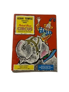 KERAK TEMPLE Decimocuarto Programa Anual de Souvenirs POLAK BROS.CIRCUS Edición 1960 - Imagen 1 de 6