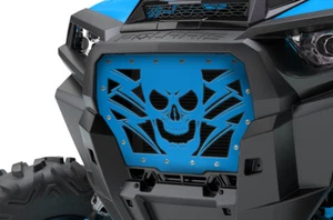 Custom Steel Grille HAVOC for Polaris RZR Turbo 1000 XP 2017-2018 VELOCITY BLUE - Picture 1 of 3