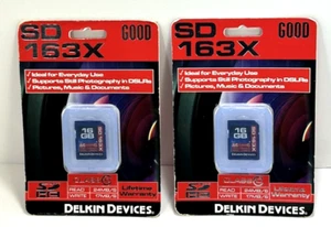 Delkin Devices - DDSDPRO316GB - 16GB Class 10 SDHC Memory Cards New in packs - Picture 1 of 2