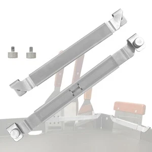 2 Packs of Adjustable (6.6inch-10.2inch) Griddle Spatula Holders, Stainless S... - Picture 1 of 7