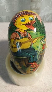 Childs German Paper Mache Egg ~ German Democratic Republic ~ Estate Find - Picture 1 of 10