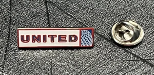 UNITED AIRLINES PIN DE TACHUELA LOGOTIPO CLÁSICO REGALO COLECCIONABLE 25 mm x 6,6 mm - Imagen 1 de 9