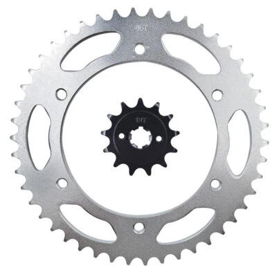 13T-46T Front Rear Sprocket for Hyosung GT250R  GT250 GV250 Aquilia GV250C 04-15 - Image 1 of 2