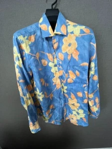 Loro Piana Andre Floral Linen Shirt from Japan - Picture 1 of 2