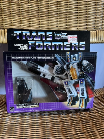 1985 Transformers G1 Ramjet MIB Unopened  Sealed Box Vintage Gradable Very Rare Cover