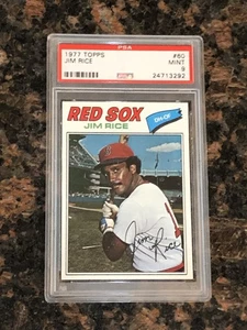 1977 Topps Jim Rice #60 Baseball Card PSA 9 - Picture 1 of 2