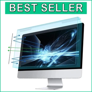 Acrylic Eye Protection Filter Film for 23-24 Inch Monitors - Reduces Eye Strain - Picture 1 of 11