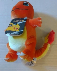 Pokémon Select 8" Pollici Velluto Charmander Peluche Jazwares Nuovo con etichette - Foto 1 di 3