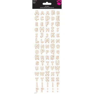 Alphabet Thriller Tall Sticker Sheet - Picture 1 of 1