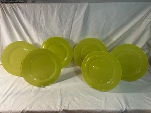 Platos de vidrio de 12" verde ARC France Cristal D’Arques Durand COLOR MOODS de colección - Imagen 1 de 13