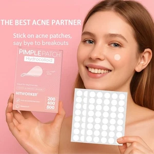Acne Patch Tag Hydrocolloid Pimple Spot Acne Patch Plaster 200x Sheet Sticker GB - Picture 1 of 11