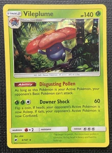Vileplume 6/147 Burning Shadows Holo Rare LP Pokemon 2017 - Picture 1 of 2