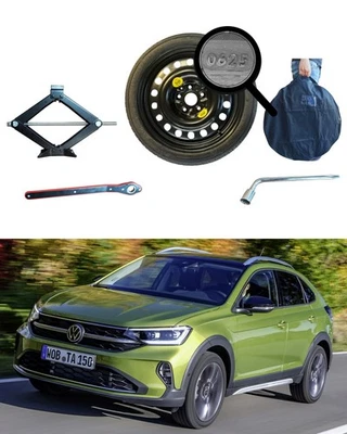 Ersatzrad Notrad Reserverad 17" für VW TAIGO mit Wagenheber Schlüssel und Tasche - Bild 1 von 4