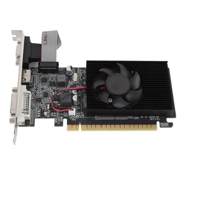 Graphics Card PCI Express X16 1.1 1GB DDR3 64bit Gaming Graphics Card With DVI V - Image 1 of 4