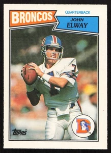 1987 Topps American/UK #6 John Elway Denver Broncos Mini MINT NO RESERVE! - Bild 1 von 2