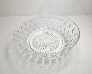 MCM Federal Glass Yorktown Colonial Jubilee 8" Diameter Serving Bowl Punch Stand - Picture 1 of 8