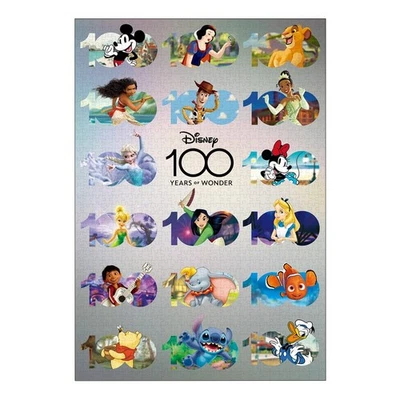 Rompecabezas Disney 100: Diseño Aniversario (51 x 73,5 cm) 1000 Piezas Foto 1 de 4