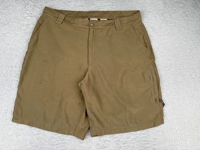 VINTAGE Columbia Shorts Men 38 Beige Cargo GRT 100% Polyester Hike Camp 38x11 - Image 1 of 4