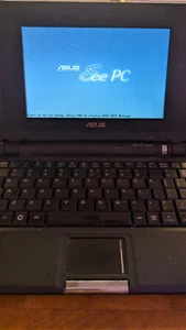 Asus EEE PC 401 4G 7" Netbook - Black - Upgraded 2GB RAM - Good Condition - Picture 1 of 11
