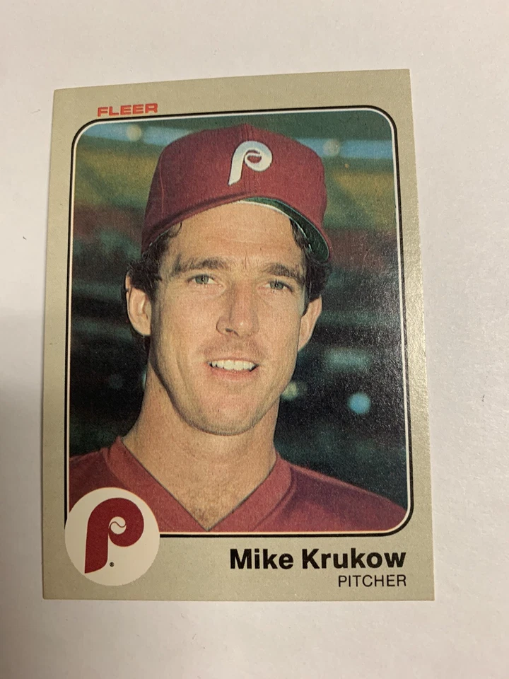 1983 Fleer Philadelphia Phillies Mike Krukow - Image 1 of 1
