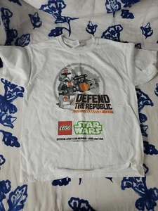 Lego Star Wars Clone Trooper T Shirt 2013 Youth M LEGO club Member Orange 312th - Picture 1 of 4