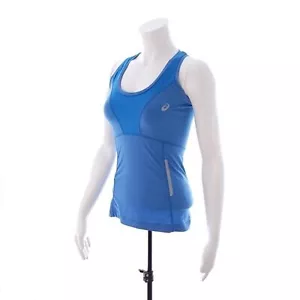 Asics MotionDry Womens Size Small Blue Sleeveless Racerback Athletic Top - Picture 1 of 7
