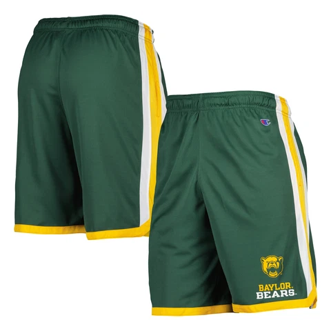 Men's Champion Green Baylor Bears Basketball Shorts Cover