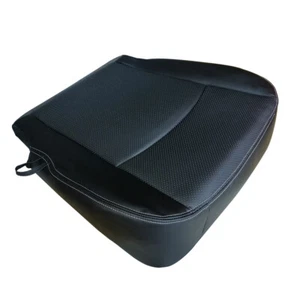 For 2013-2018 Dodge Ram 1500 2500 Laramie Driver Bottom Leather Seat Cover Black - Picture 1 of 10