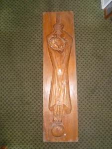 Art Ernst Barlach 1870 Wedel-1938 Rostock" Geiselung" Skulptur Eiche - Bild 1 von 7